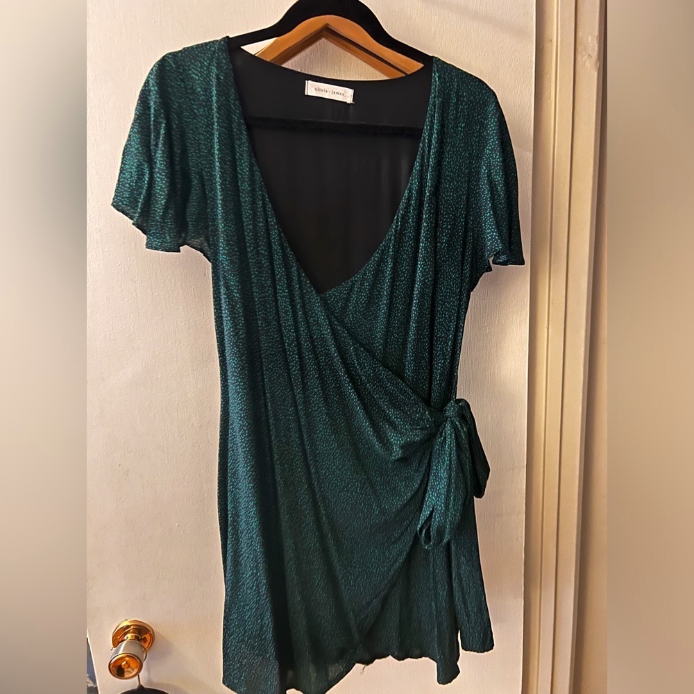 Olivia James wrap dress